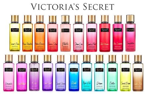 victoria secret body mist collection